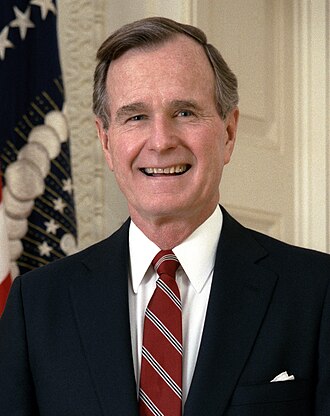 Portrait of George H. W. Bush
