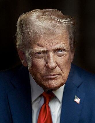 Portrait of Donald Trump